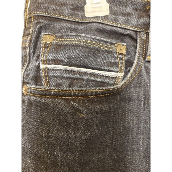 Men's True Religion Limited Edition Selvedge Size 32 Jeans Made In USA Black VTG - Picture 3 of 14